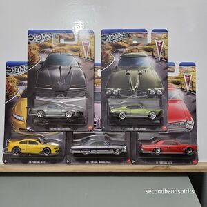 Hot Wheels Pontiac Silver Series Set of 5 Walmart Exclusive Complete